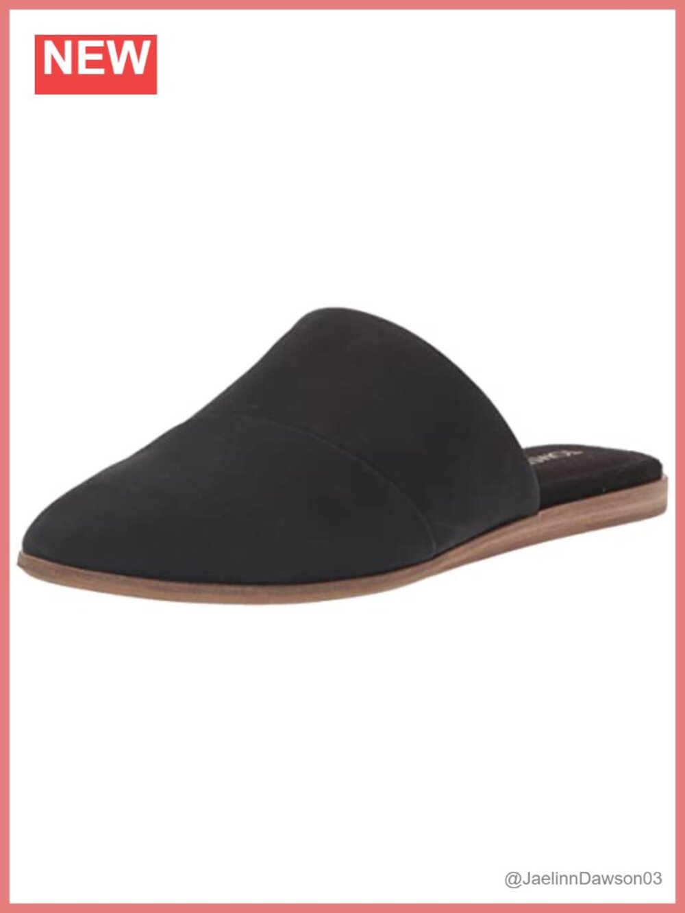 TOMS Jade Flat Slide Mules Faux Shearling Leather OrthoLite Comfort